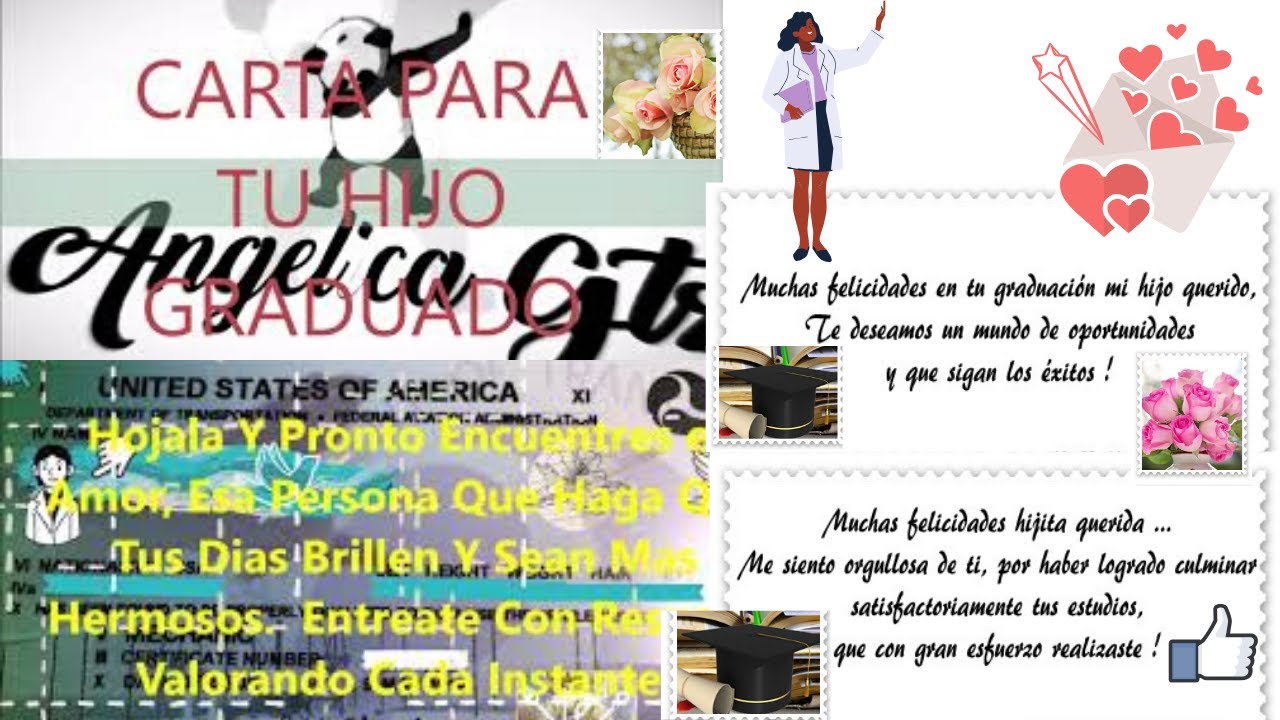 Carta A Mi Hijo En Su Graduación De Secundaria