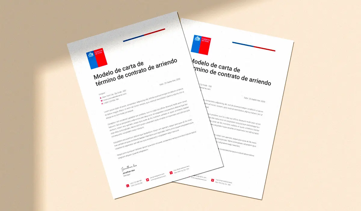 Carta Fin De Contrato De Arriendo