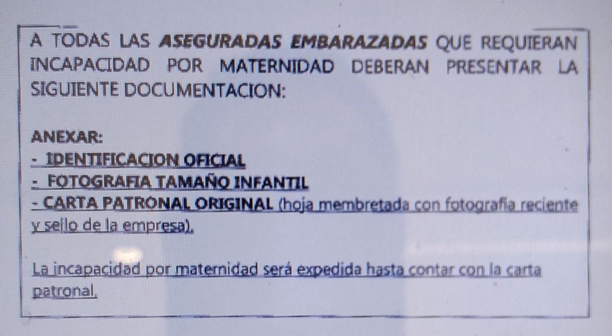 Carta patronal para incapacidad por maternidad - Carta Creativa