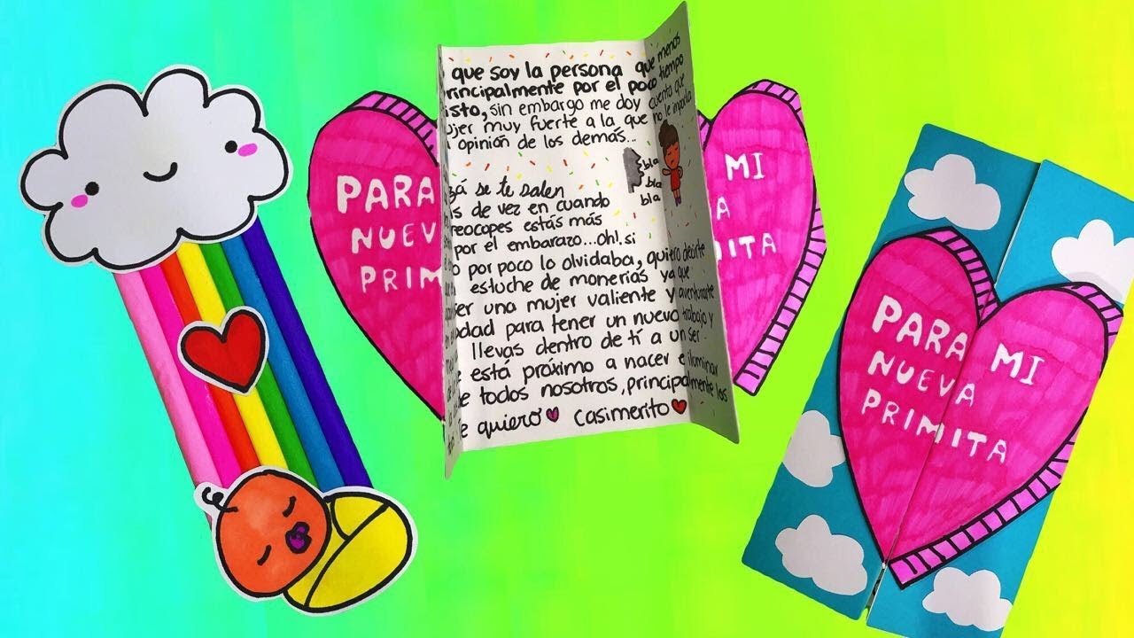 Cómo decorar una carta para una amiga - Carta Creativa