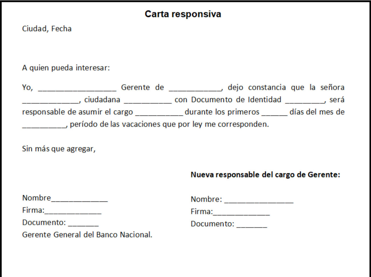 Cómo hacer una carta responsiva de un carro - Carta Creativa