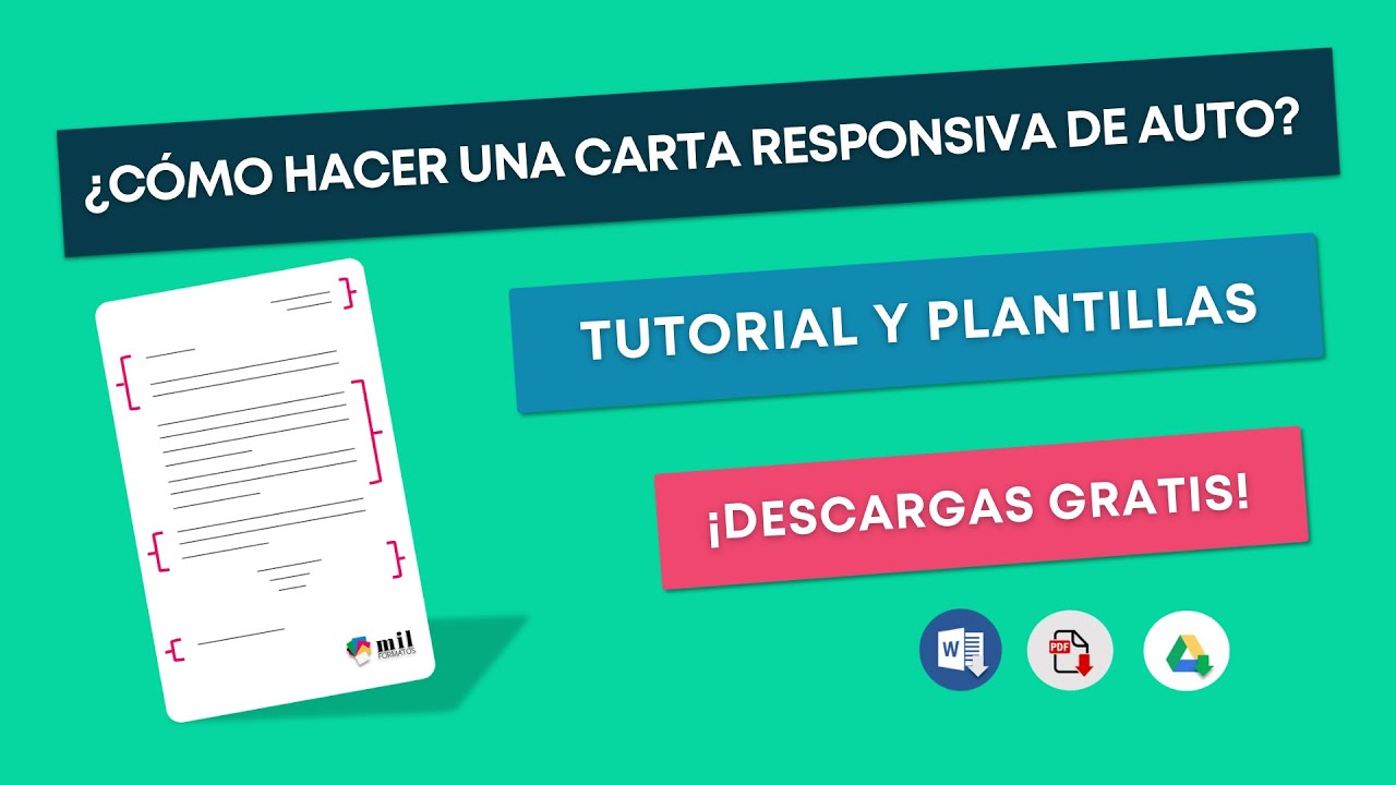 Formato de carta responsiva de automóvil - Carta Creativa